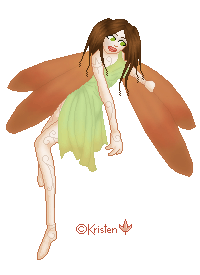 My Autumn fairy...grrr i cant do faces!!!