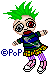 just a little pixel punk thing i did... shes cute!