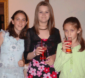 Me with my 2 cousins at my other cousins wedding!