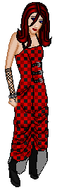 base by me!  Doll Inspired by HOT TOPIC!!