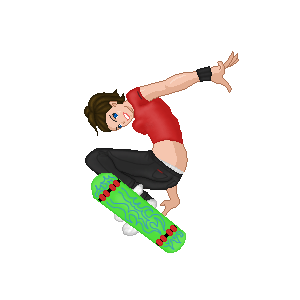 I wish could skateboard!  Id fall on my butt!  ^-~